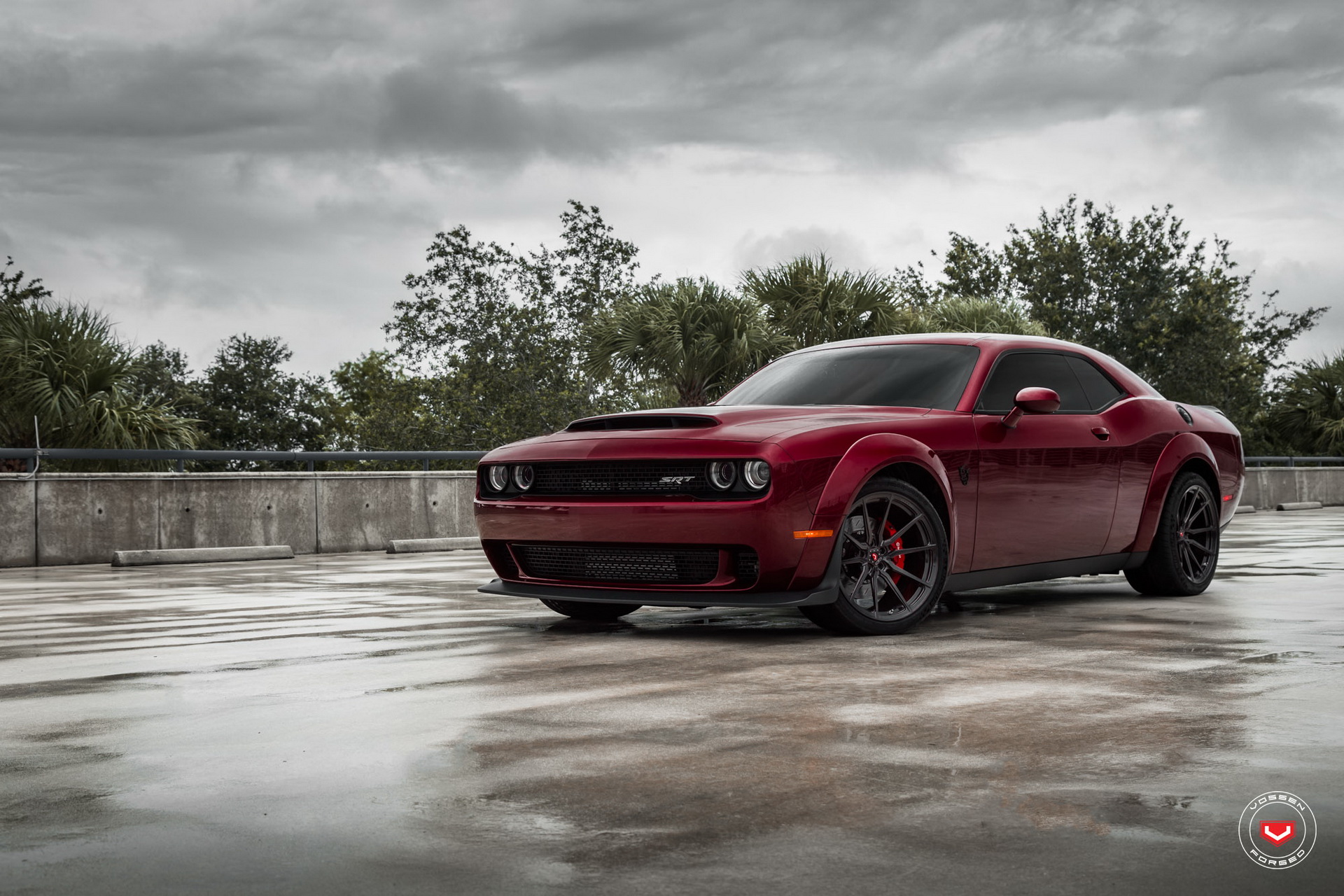 Dodge Challenger Demon Tries On New Aftermarket Wheels For Size | Carscoops