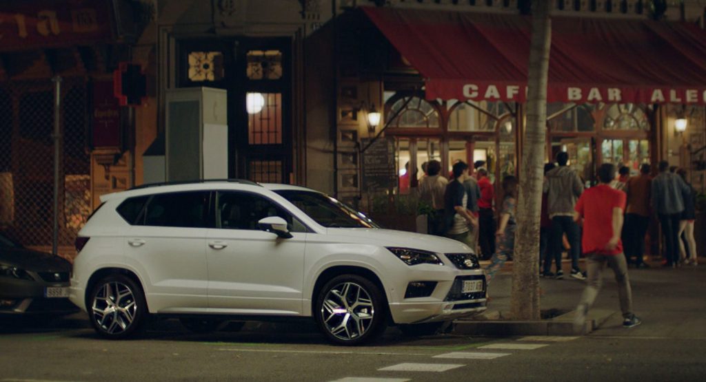  Seat Shows Support For Spanish National Soccer Team Ahead Of World Cup