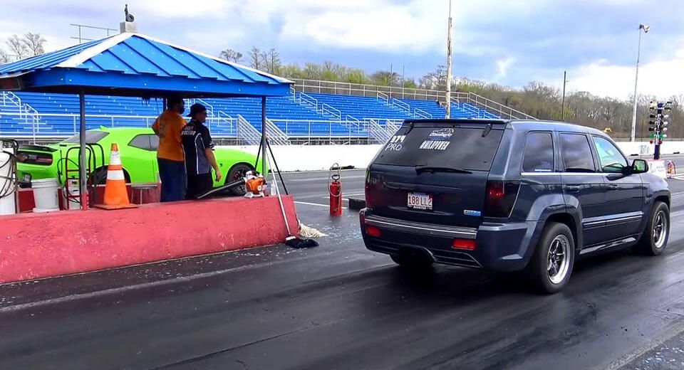  NOS-Infused Hellcat Takes On Turbo SRT8 Jeep, 2,000 HP Combined