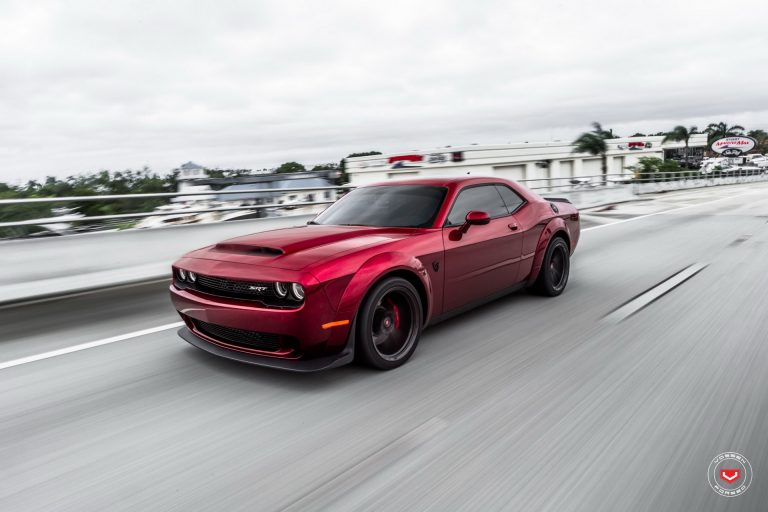 Dodge Challenger Demon Tries On New Aftermarket Wheels For Size 