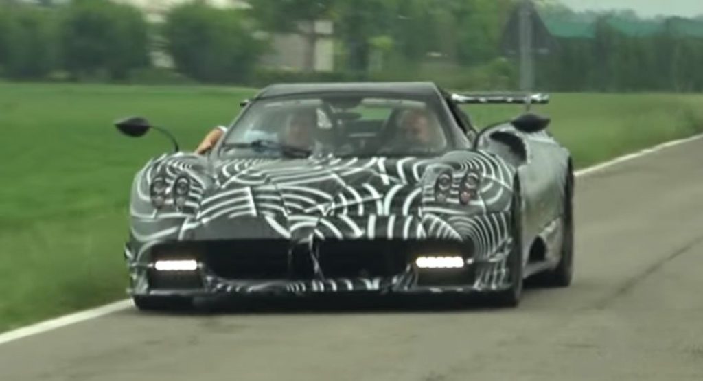  Pagani Huayra BC Roadster Filmed On The Road For The First Time