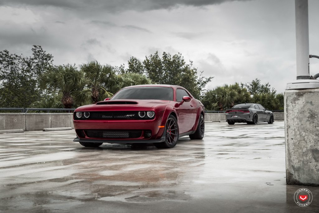 Dodge Challenger Demon Tries On New Aftermarket Wheels For Size | Carscoops