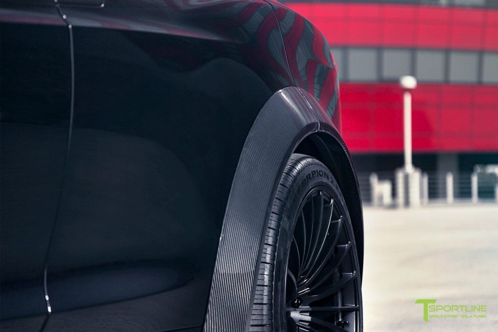 T Sportline Gives The Tesla Model X A More Sinister Planted