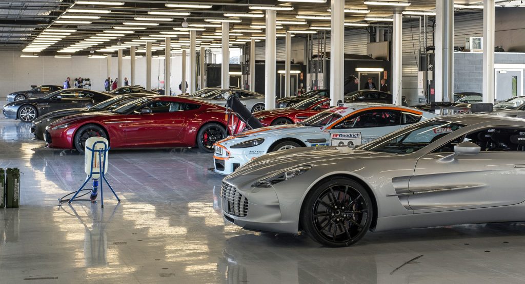  Aston Martin Opening New Test Center At Silverstone Circuit