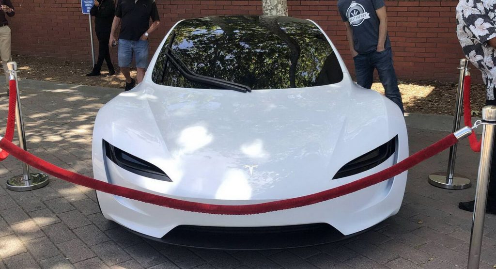  2020 Tesla Roadster Prototype Looks Resplendent In White, Too