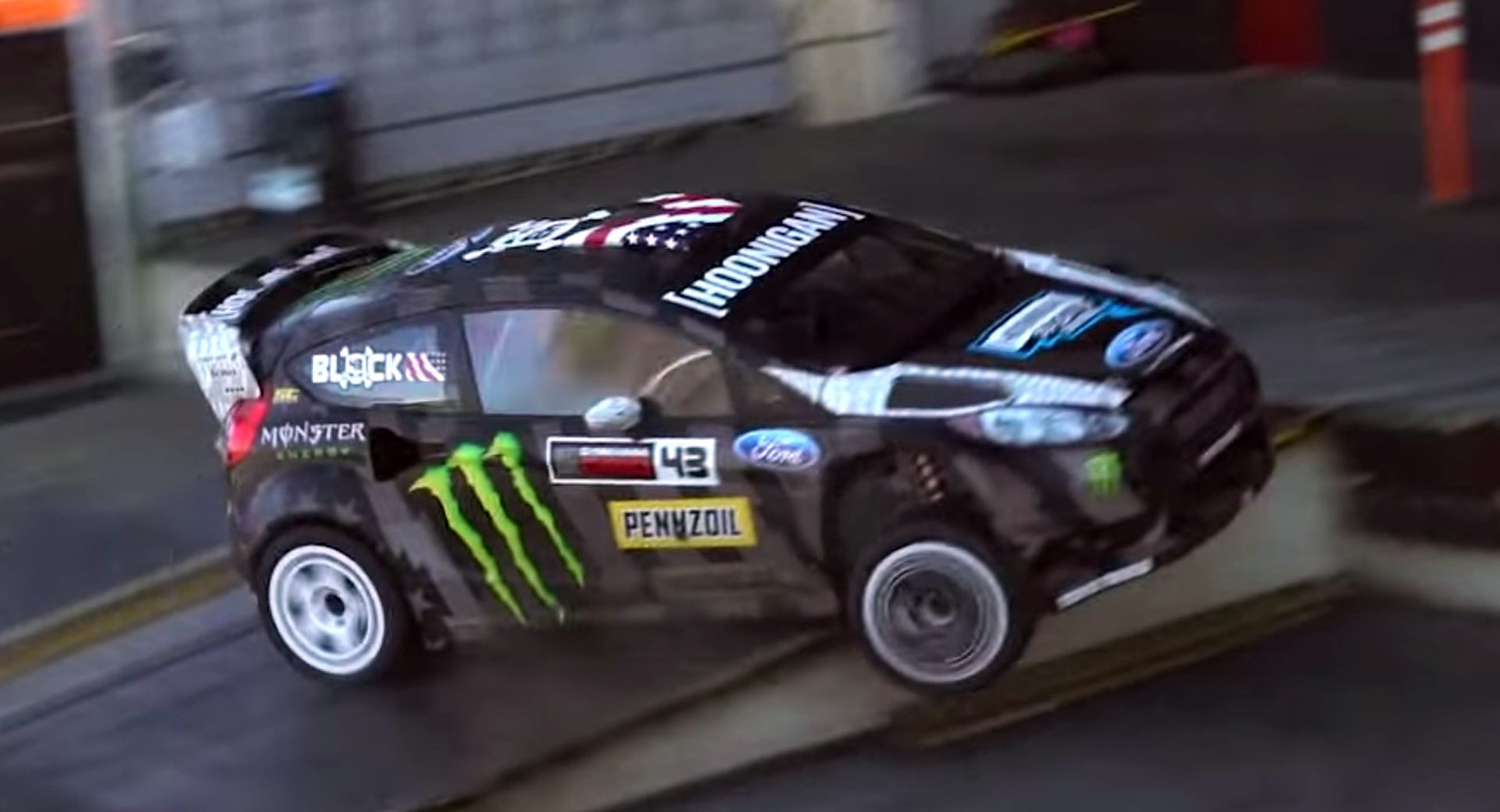 Yardkhana! Ken Block Brings His Fiesta Home To The Hoonigan Loading ...