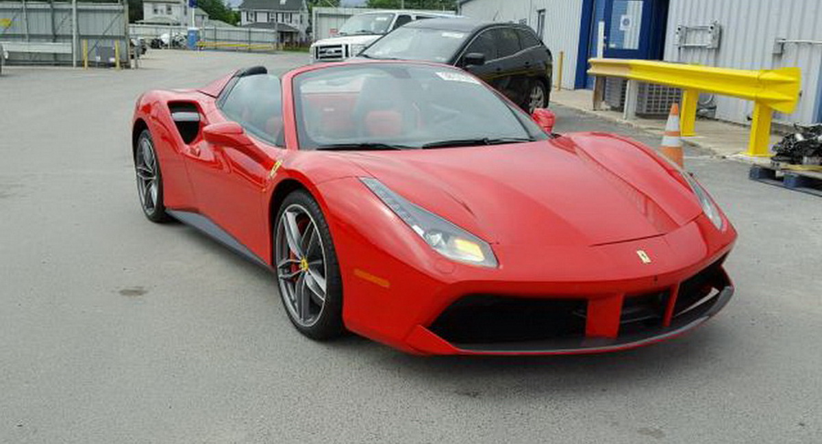 Is This Flood-Damaged Ferrari 488 Spider Worth Salvaging? | Carscoops