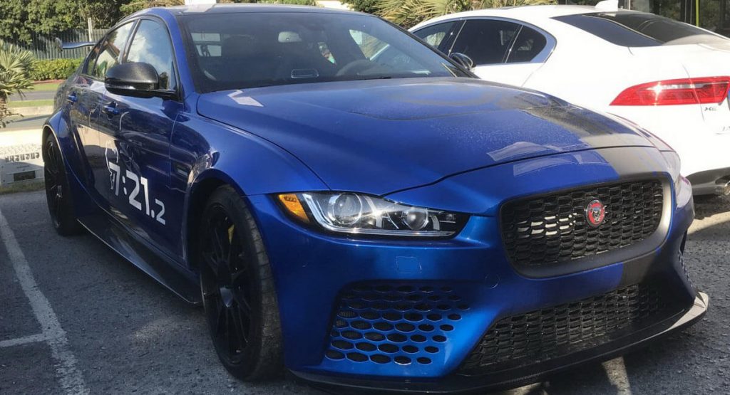  Jaguar XE SV Project 8 Spotted In Small Town In Tuscany