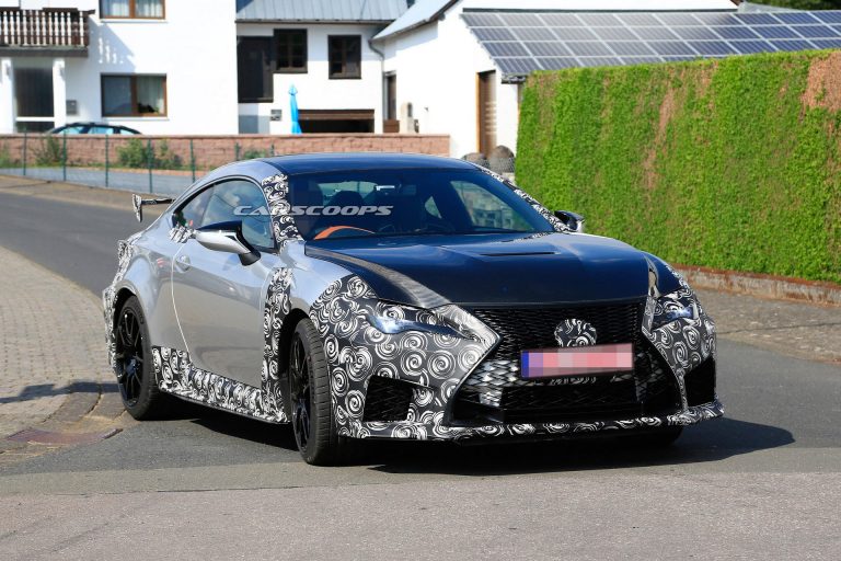 Lexus RC F GT Spied With An Assortment Of Carbon Fiber Components ...