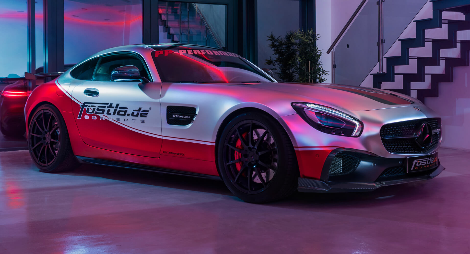 Винил на Mercedes gt63