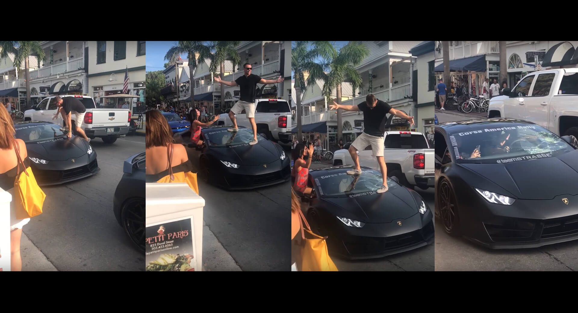 Guy Wants To Strike A Pose, Destroys The Windshield Of His Huracan |  Carscoops