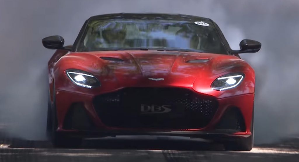  Watch The Aston Martin DBS Superleggera Run Up The Hill At Goodwood