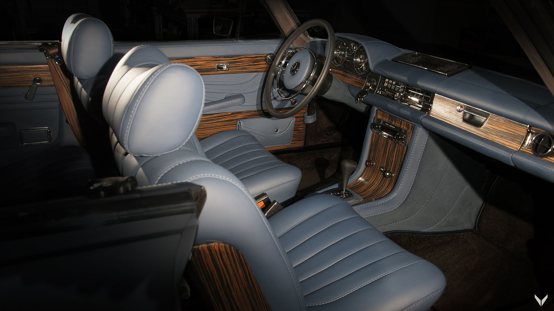 Vilner Restored A 1970 Mercedes 250 Ce Using Pieces Of A Riva Boat Carscoops