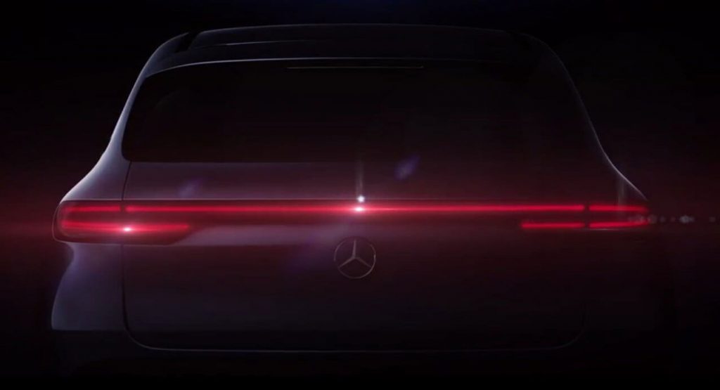  Mercedes-Benz EQC’s Rear End Partially Uncovered In New Teaser