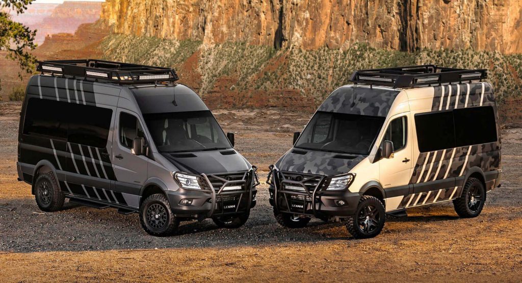  Mercedes-Benz Sprinter Goes From Van To Off-Road Camper With Lexani Tune