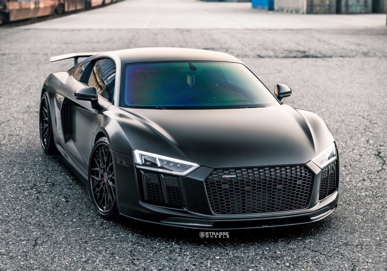 All-Black Audi R8 V10 Plus Looks Like A Four-Wheel Stealth Bomber ...