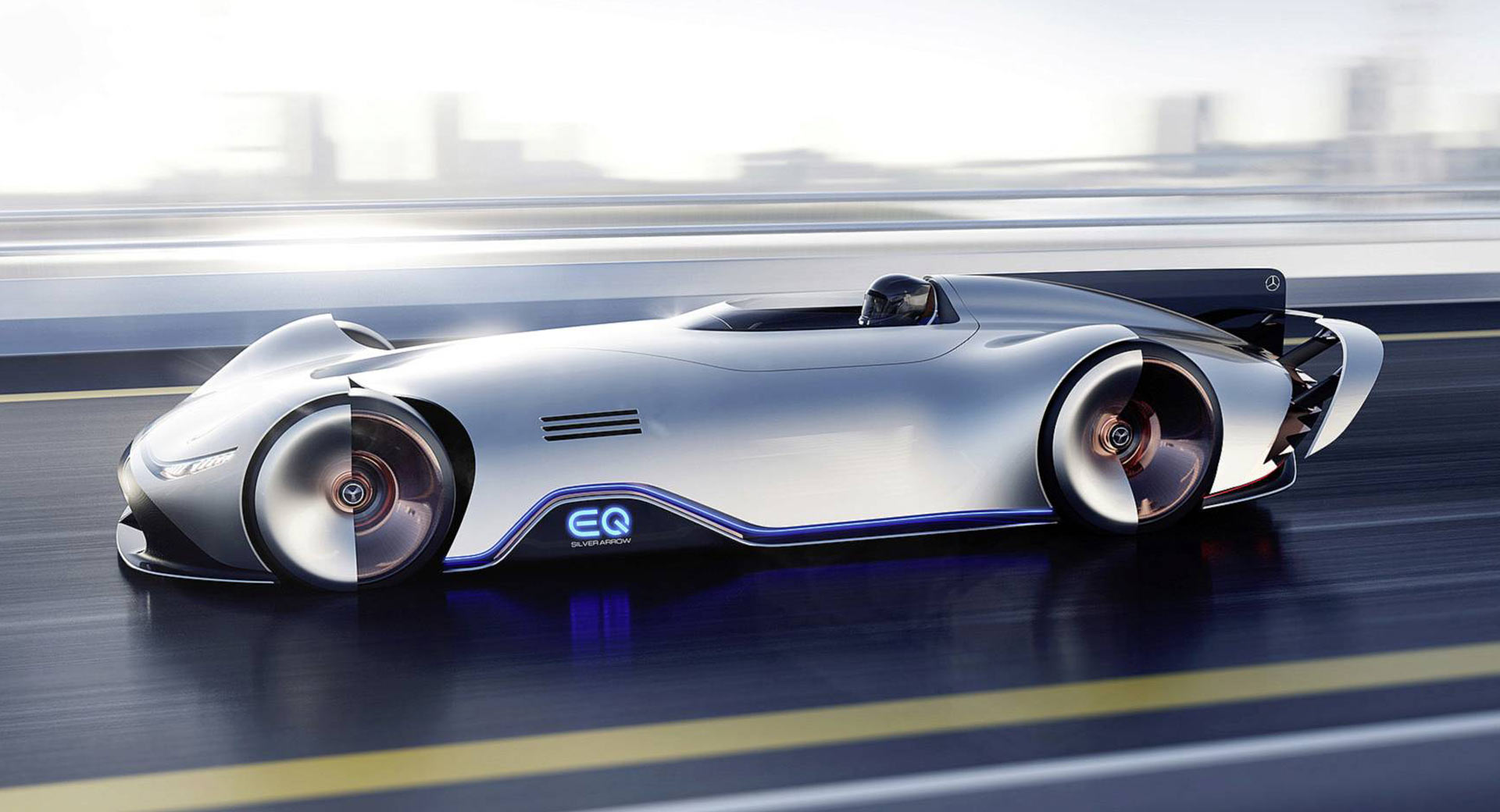 Mercedes-Benz EQ Silver Arrow Evokes The Past With Future Tech | Carscoops