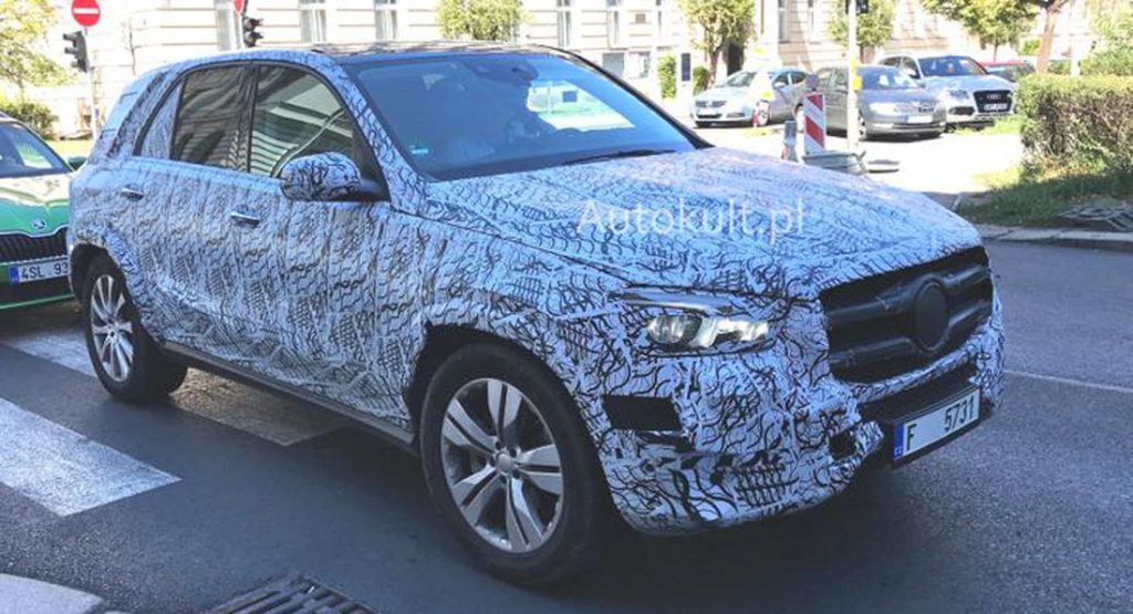  2019 Mercedes-Benz GLE Takes To The Streets, Refuses To Shed Its Camo