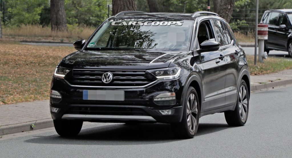  2019 VW T-Cross Small SUV Reveals More Of Its Design In Latest Spy Shots