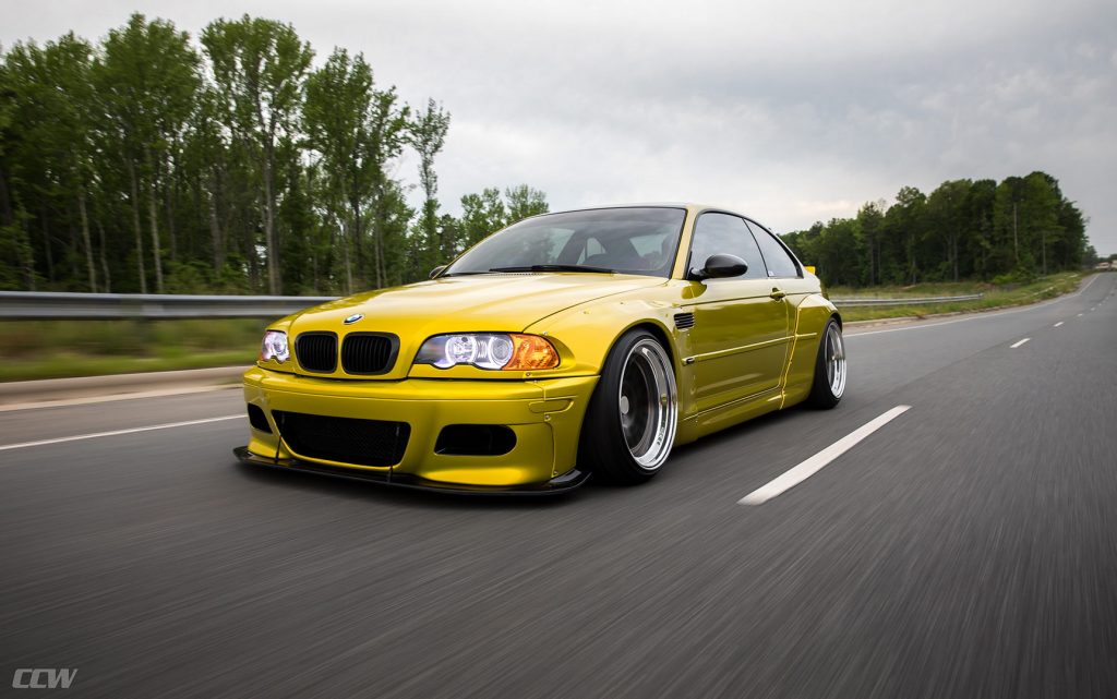 Slammed Bmw M3 E46 With Wide Body Kit Wont Please The Purists Carscoops