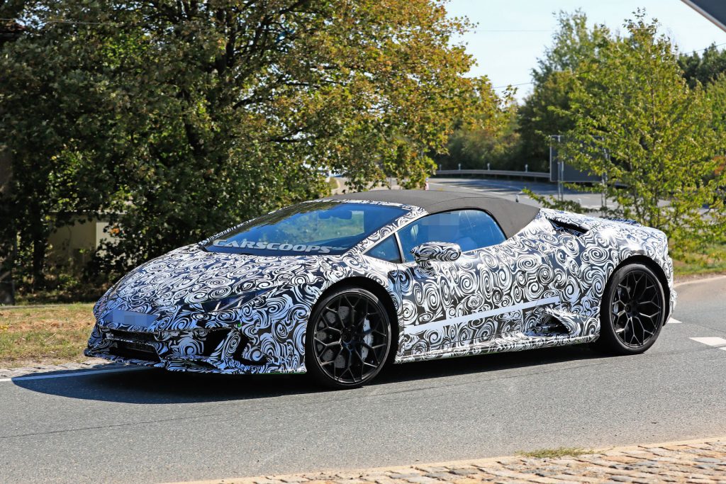 Facelifted Lamborghini Huracan Shows Performante-Inspired Styling Cues |  Carscoops