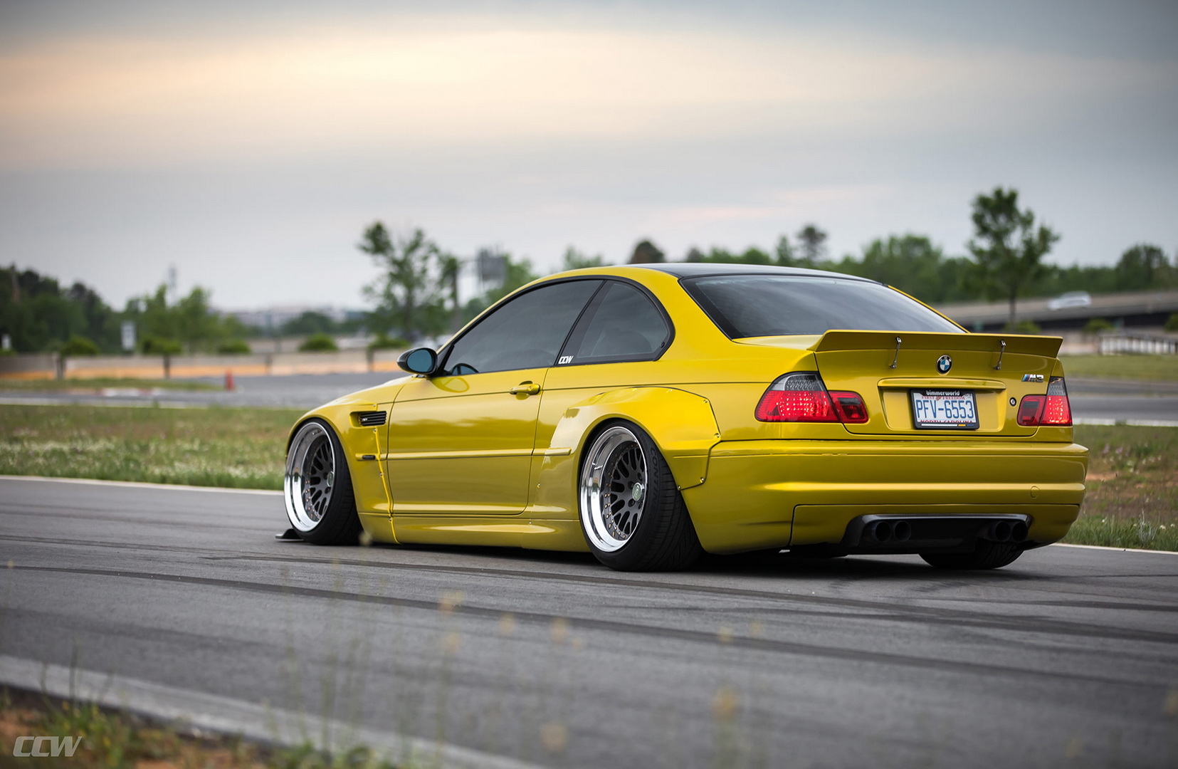 Slammed BMW M3 E46 With Wide Body Kit Won't Please The Purists | Carscoops