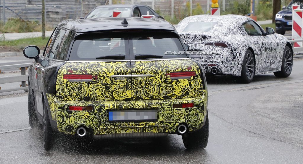  Facelifted MINI Clubman JCW Caught Testing Alongside The Toyota Supra