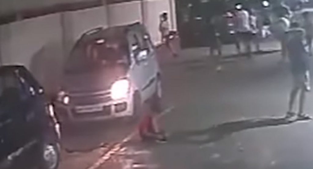  Indian Boy Makes Miraculous Escape After Being Run Over By Inattentive Driver