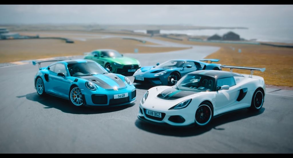  Ford GT Fails To Impress Against The Stopwatch And The GT2 RS, AMG GT R, Exige Cup