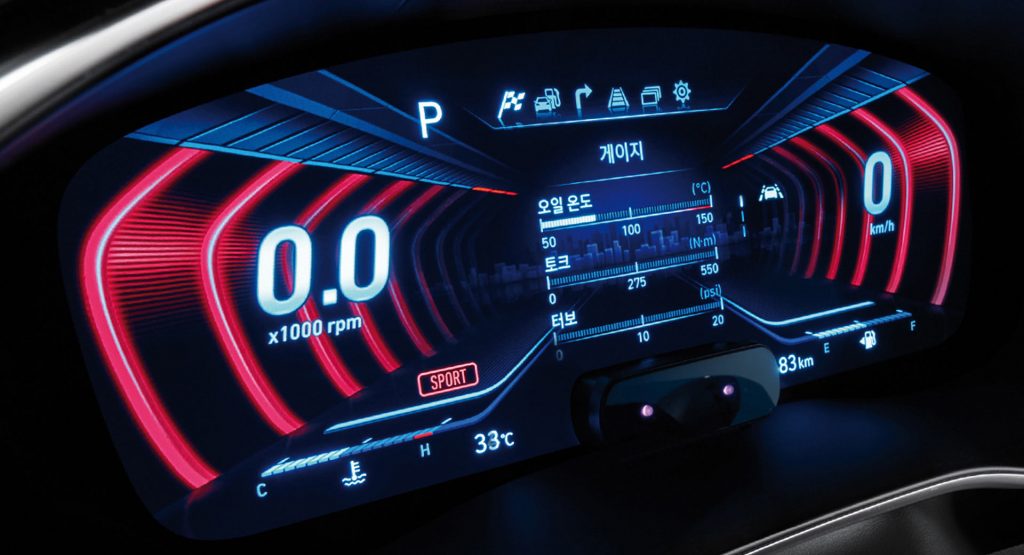  Genesis G70 Offers A New 3D Digital Instrument Cluster In South Korea