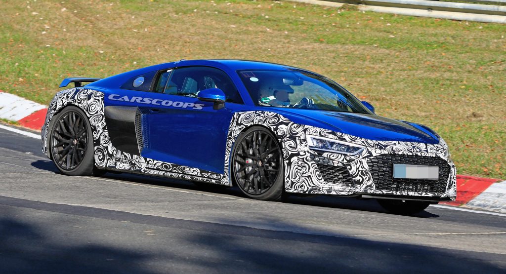  Audi Takes Its Facelifted R8 To The Nurburgring