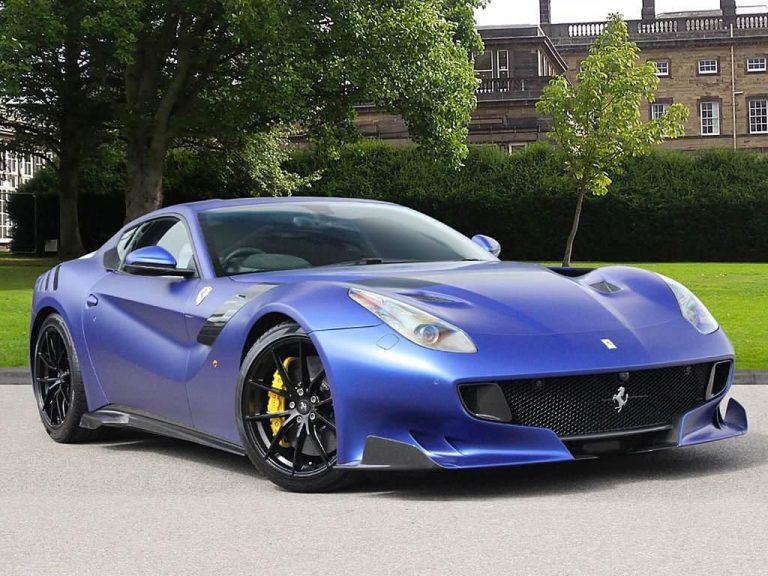 55-Mile Ferrari F12tdf Is A Matte Blue Million-Dollar Masterpiece ...