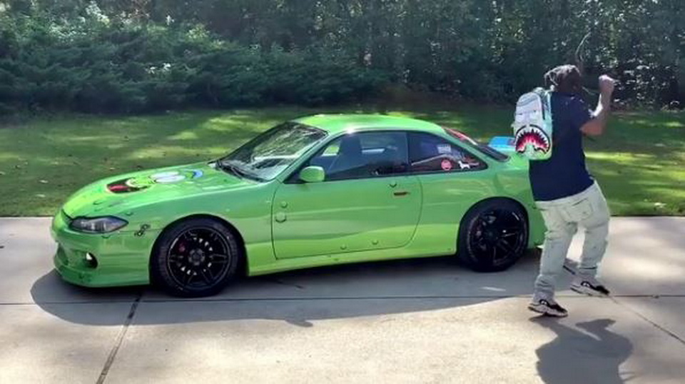 I GUCCI WRAPPED MY 240SX!! 