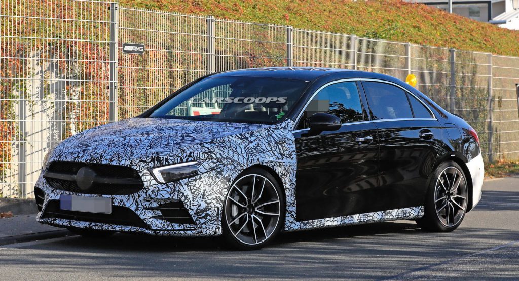  2019 Mercedes-AMG A35 Sedan Prototype Leaves Little To The Imagination