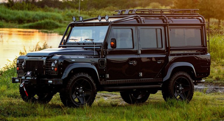 Custom Land Rover Defender Has Corvette Power, Kahn Body Kit | Carscoops