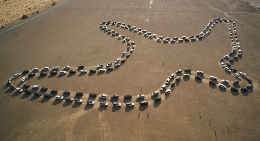  Nissan Patrol Sets Guinness World Record For… Synchronized Dancing?