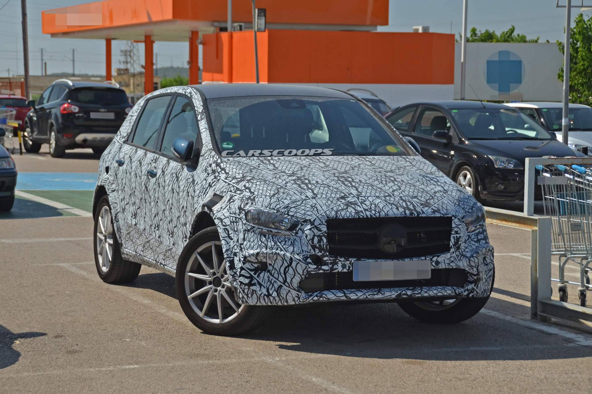 Is This B-Class Actually A Test Mule For Mercedes’ EQB Electric SUV ...