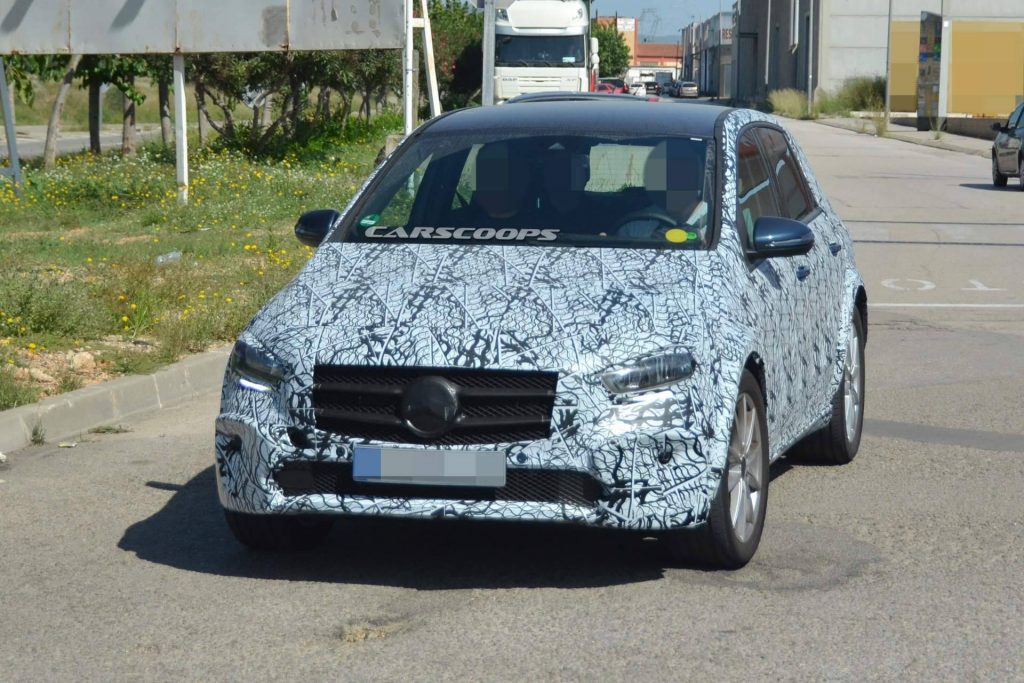 Is This B-Class Actually A Test Mule For Mercedes’ EQB Electric SUV ...