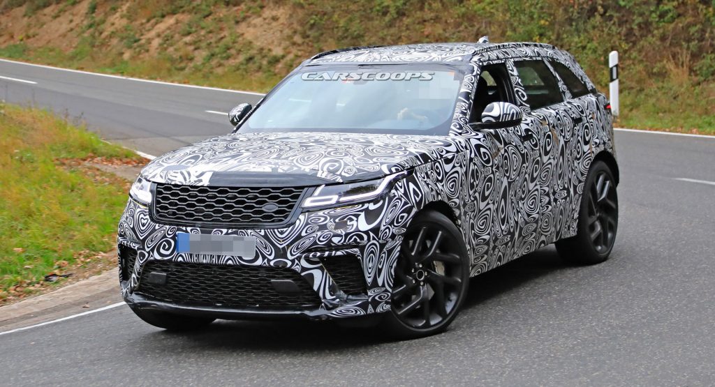  Land Rover’s Upcoming 550HP Velar SVR Shows More Skin In Latest Spy Shots