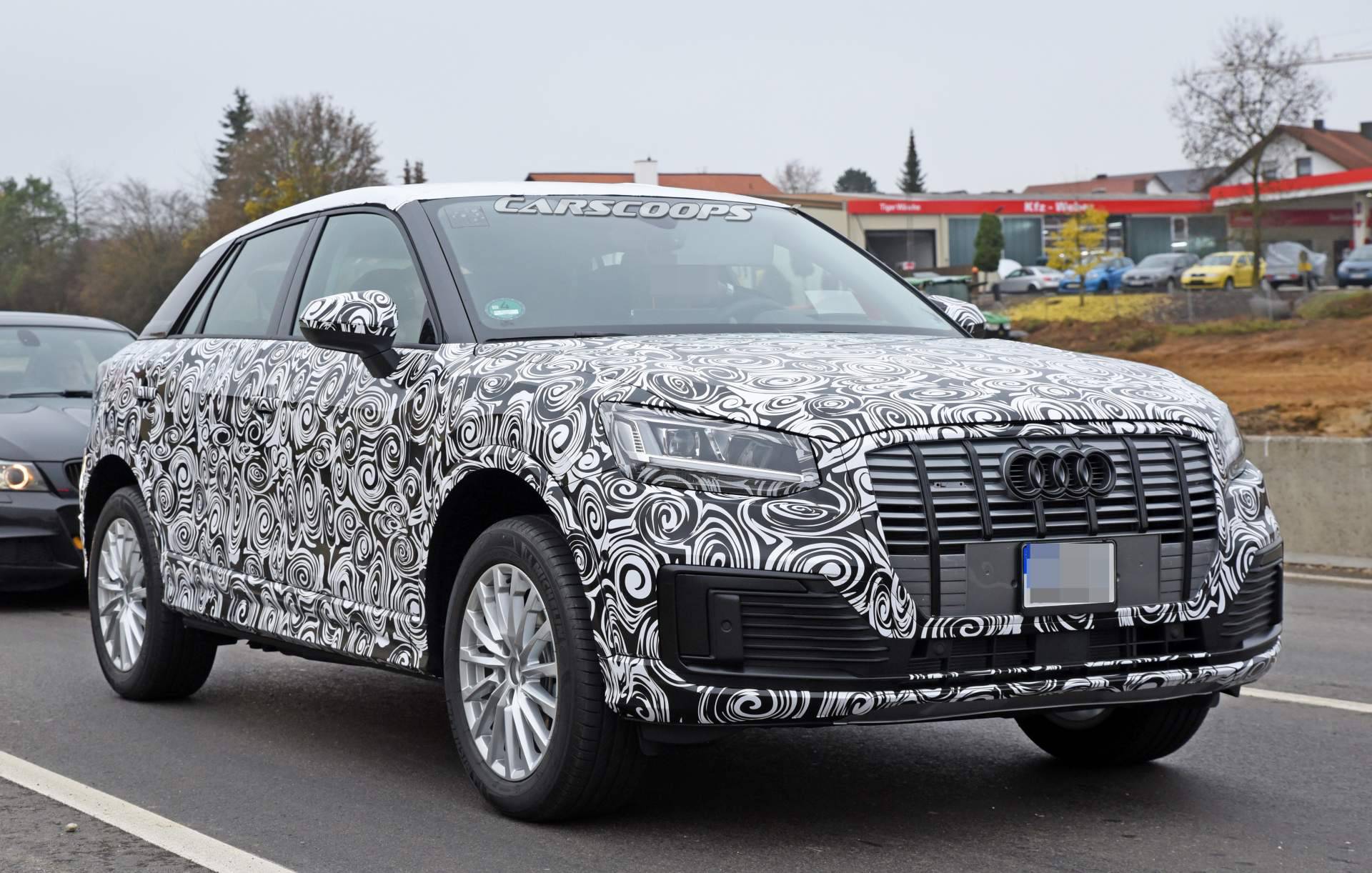 Audi Q2 ETron Electric Crossover Spotted For The First Time Carscoops