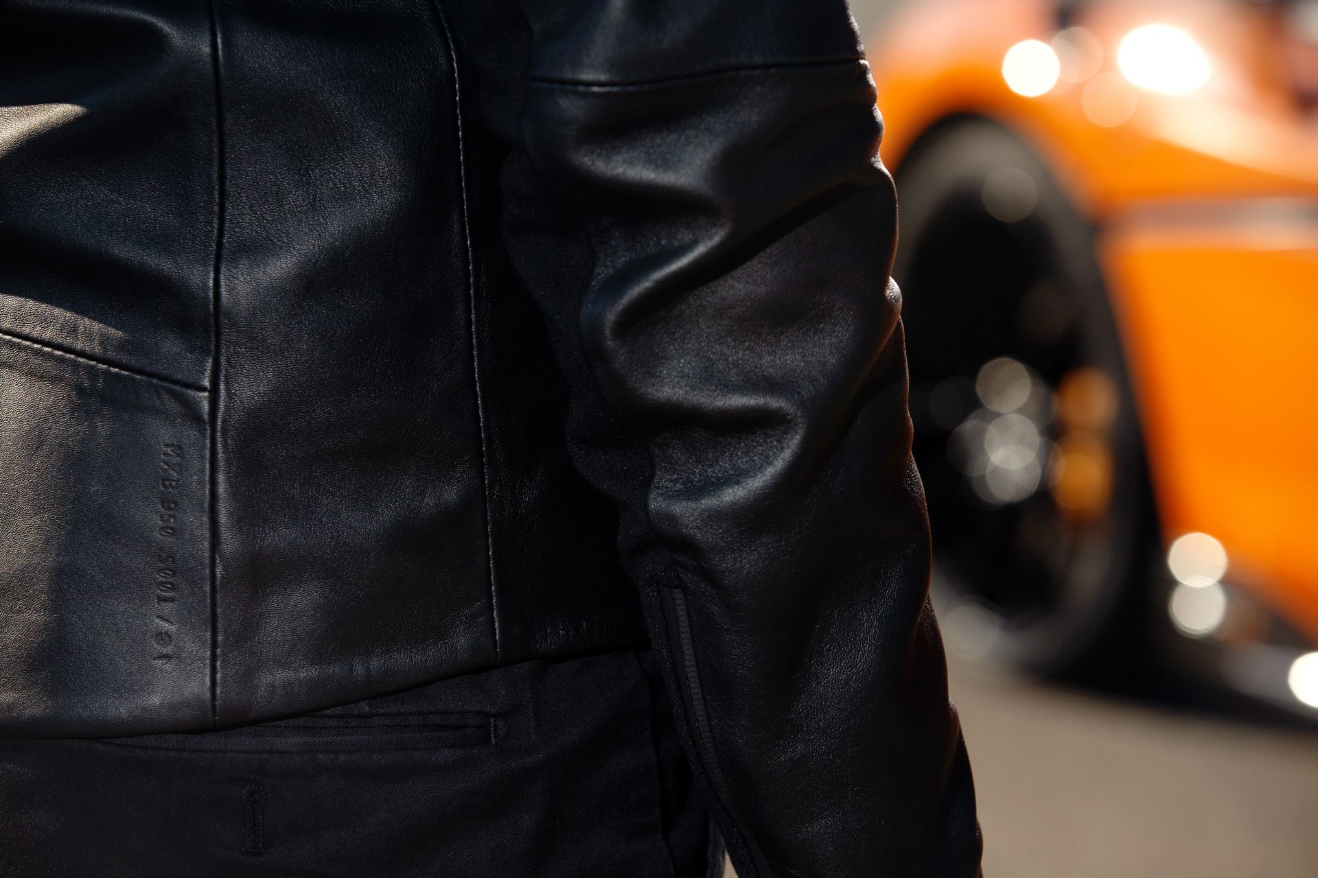 mclaren leather jacket