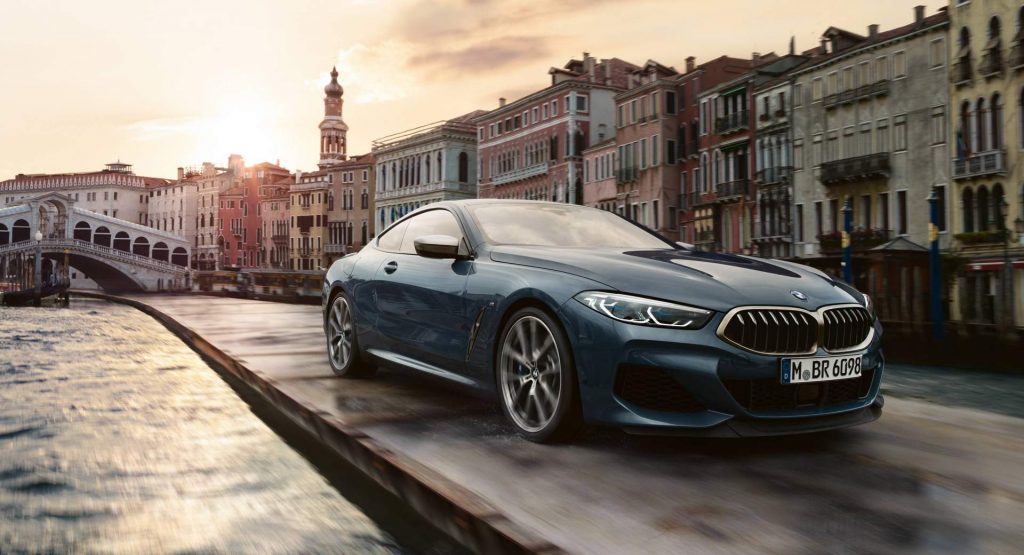  Bad Timing? BMW Spot Shows 8-Series Driving On Venice Canals As City Is Under Water