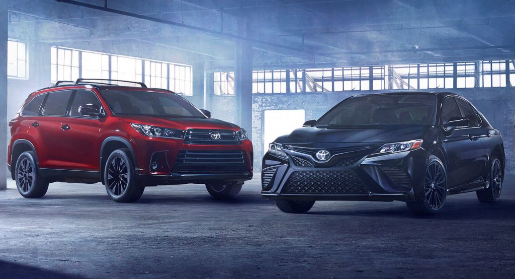 Toyota Camry & Highlander Nightshade Toyota Unveils Camry And Highlander Nightshade Special Editions