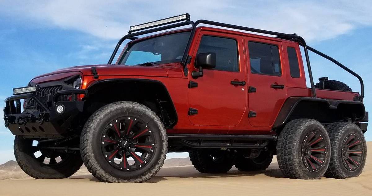 Jeep Wrangler шестиколесный