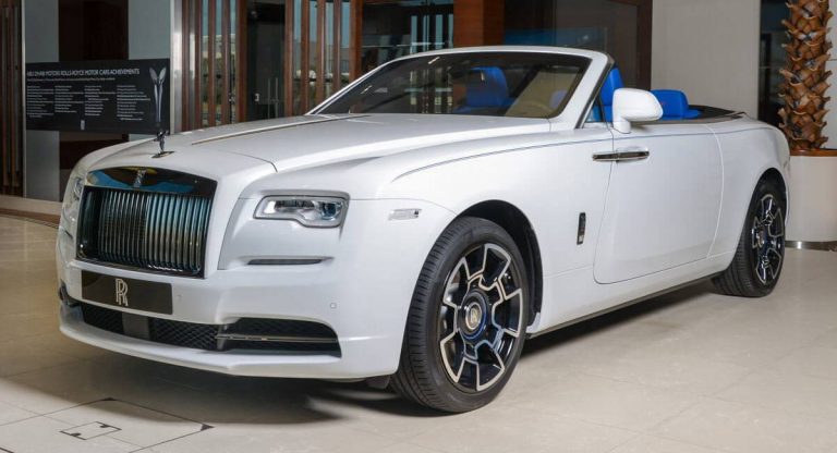 Rolls-Royce Dawn Black Badge Trichromatic Is Very White And Blue ...