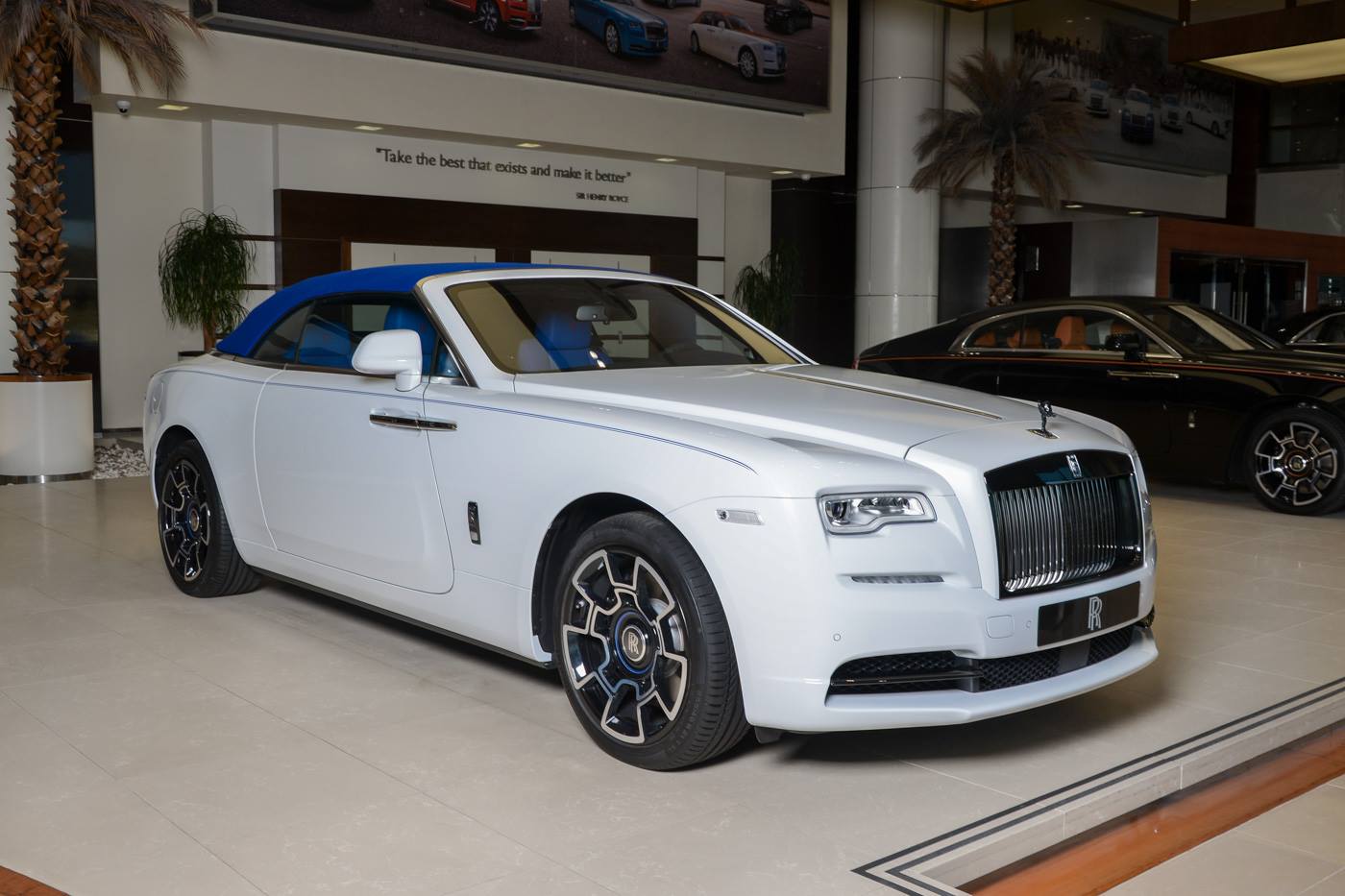 Rolls-Royce Dawn Black Badge Trichromatic Is Very White And Blue ...