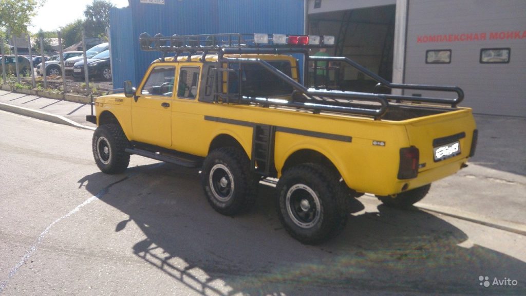 Custom Lada Niva 6×6 Pickup Is A Poor Man’s Mercedes-AMG G63 6×6 ...