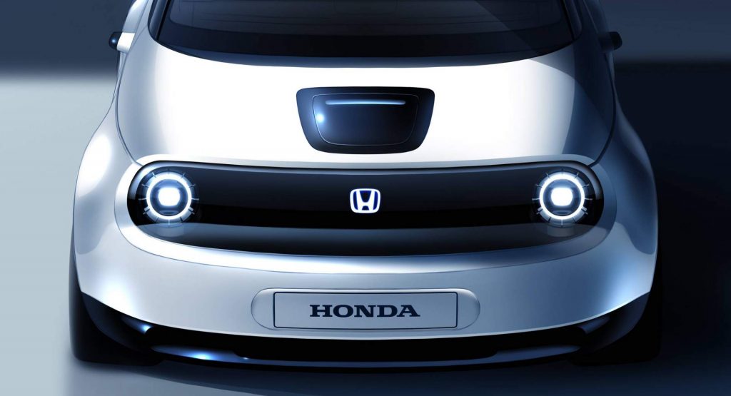  Honda Teases Geneva Motor Show-Bound EV Prototype