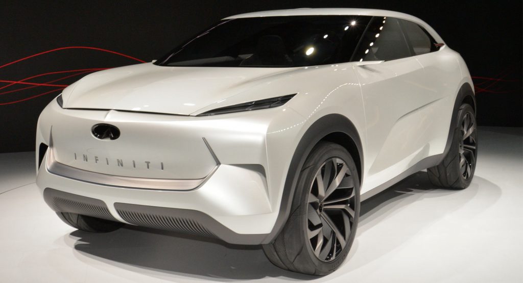  Infiniti QX Inspiration Concept Broke Down In Detroit, Got Covered By The Tarp Of Shame