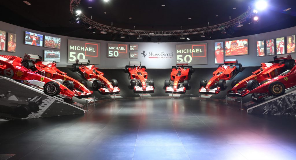  Ferrari’s Maranello Museum Opens Michael Schumacher Exhibition